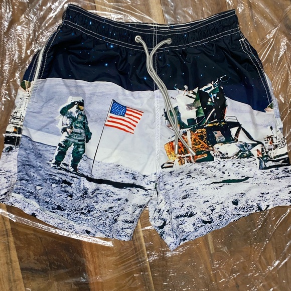 MC2 Saint Barth Astronaut Swim Trunks - Picture 1 of 8